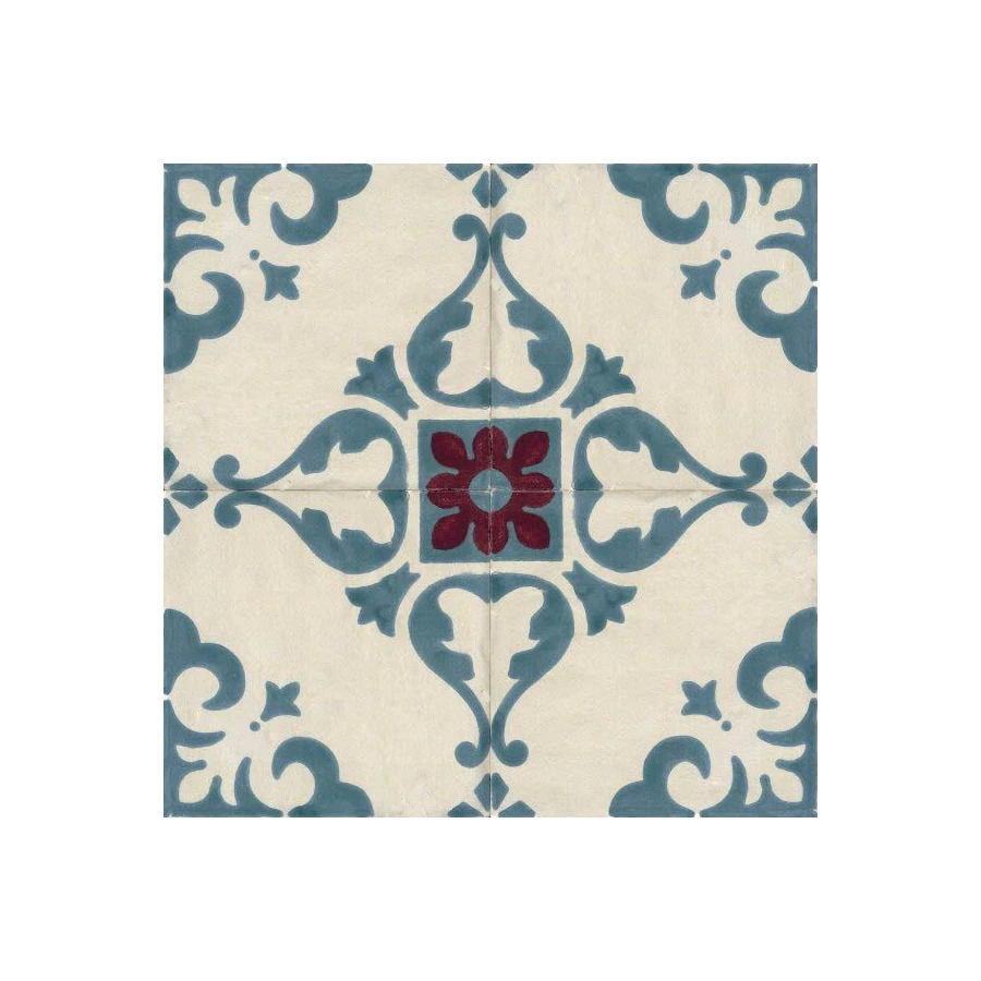 Пано Marca Corona Jolie Ivoire Petrole Trama 8328 комп 4шт 10х10 см