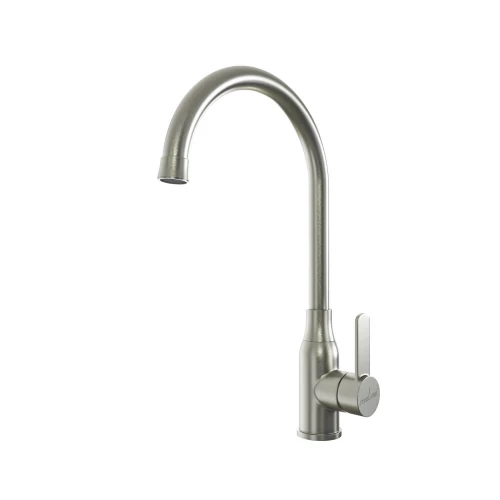 Смеситель для кухни 35k MixLine MLSS-0321 трубчатый излив 536275 сатин