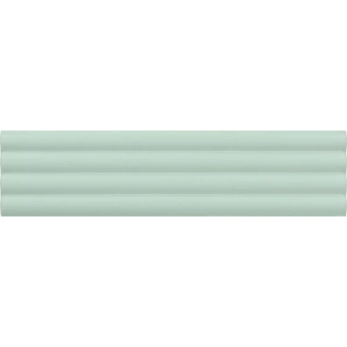 Плитка керамическая Equipe Коста Нова Онда Алое Матт / Costa Nova Onda Aloe Matt матовая зеленая 28526 20х5 см