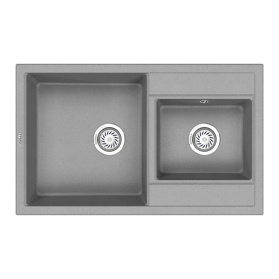 Кухонная мойка Granula 8201 БАЗАЛЬТ 82х50 см