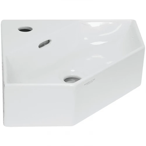 Раковина-чаша Sanita Luxe Line 49 угловая Белая LIN35SLWB01