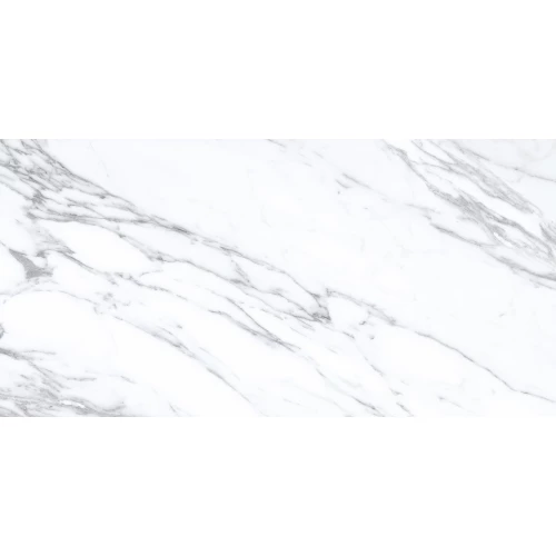 Керамогранит lamore Ceramic Gloss 60х120 Lamiton Bianco глянцевый бело-серый 60/120-031 120х60 см