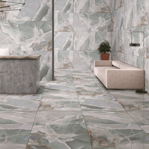 Керамогранит Neodom Sale Onyx Cloud Polished серый N20525 160х80 см