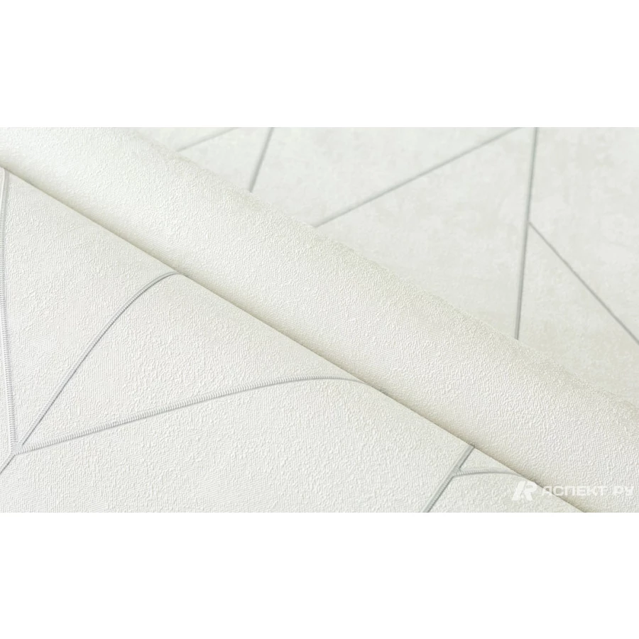 Обои виниловые Аспект Челси Белый 10133-14 0,53х10,05 м