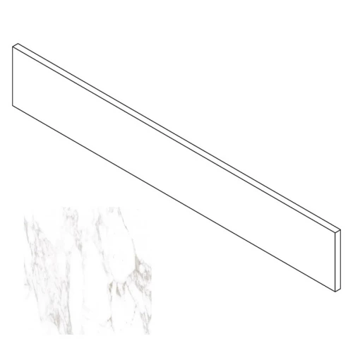 Плинтус Gresse Ellora мрамор лотус матовый GRS01-19 120х9,5 см