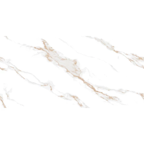 Керамогранит Ceradim Calacatta Sharp Gold белый Полированный 120х60 см