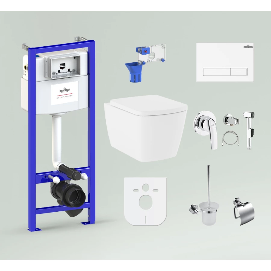 Комплект 10 в 1 Lavinia Boho Relfix Aveo Rimless 98010181 (состоит из 3306101R, 33290600, 38010010, 3805001W, 38040010, 123072, 60567, 98652)