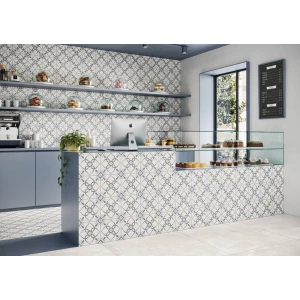 Керамогранит Harmony Peronda Provenza Blue Petals матовый многоцветный 3386037789 22,3х22,3 см