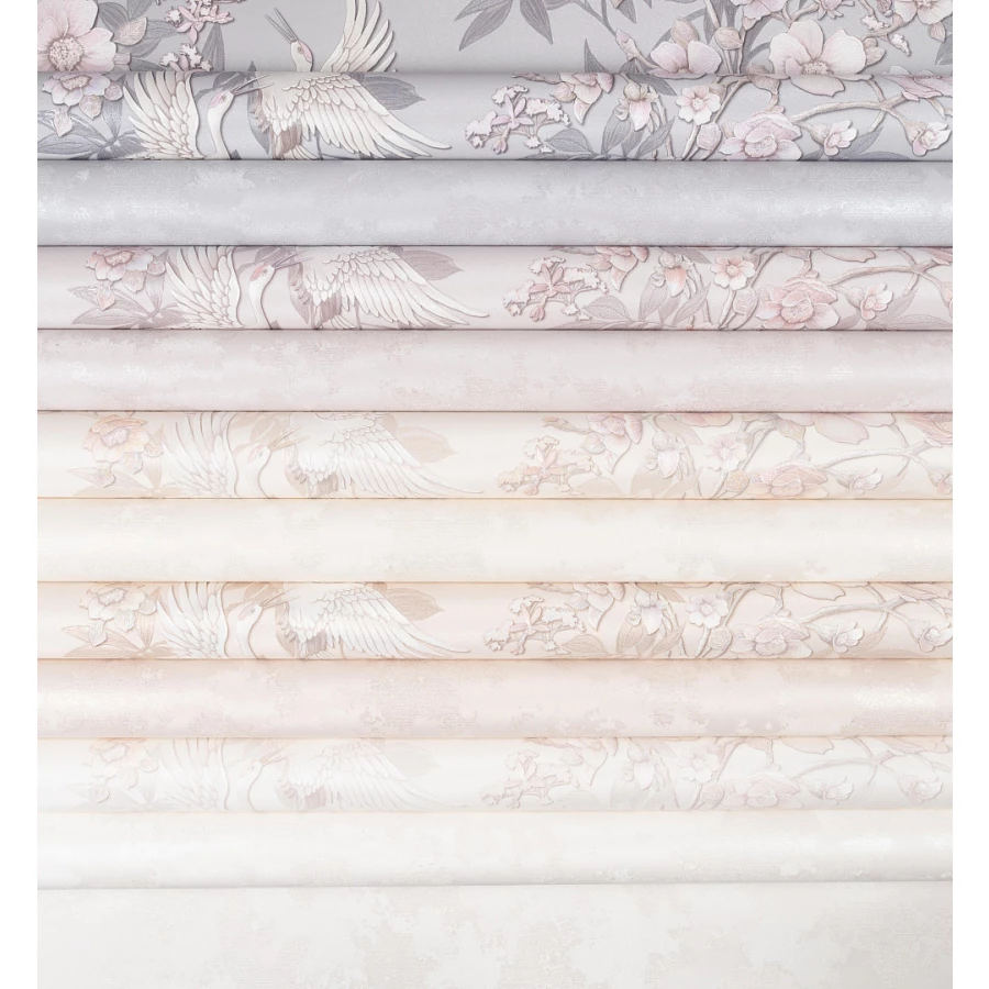 Обои флизелиновые Palitra Prestige Japandi Mural PrestigeColor бежевые PC72091-22 1,06х10,05 м