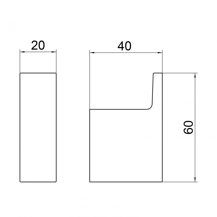 Крючок Timo Petruma черный 15211/03