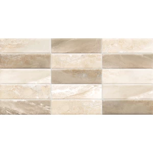 Плитка настенная ALMA Ceramica Adriatic рельефная матовая бежевая TWA3060ADT14 60х30 см