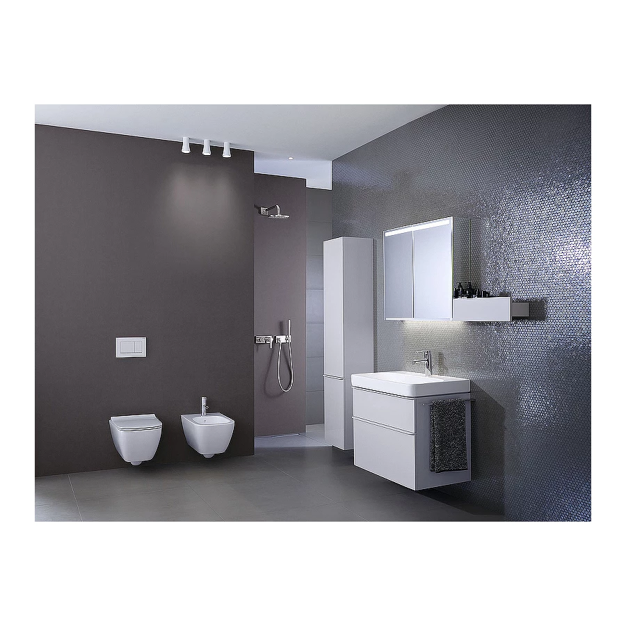 Раковина Geberit Smyle Square 500.249.01.1 75x48 см