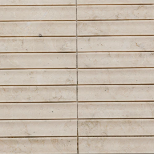 Мозаика Pixel mosaic Венеция Capuccino Concave чип 30х151 матовая бежевая PIX 345 31,8х30,5 см