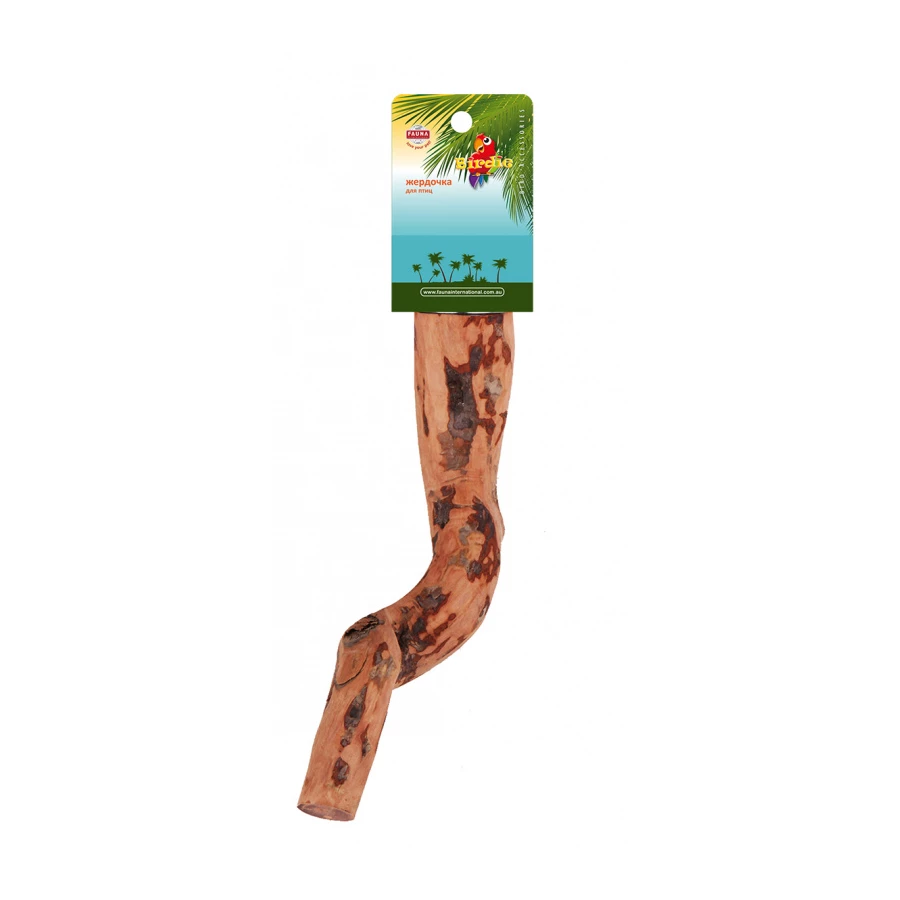 Жердочка для птиц Fauna int изогнутая ветвь 30х3 см