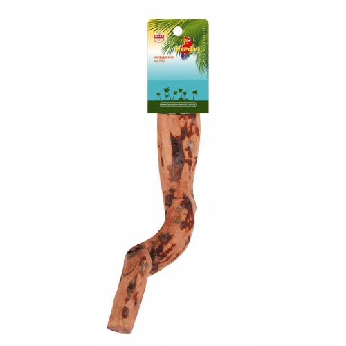 Жердочка для птиц Fauna int изогнутая ветвь 30х3 см