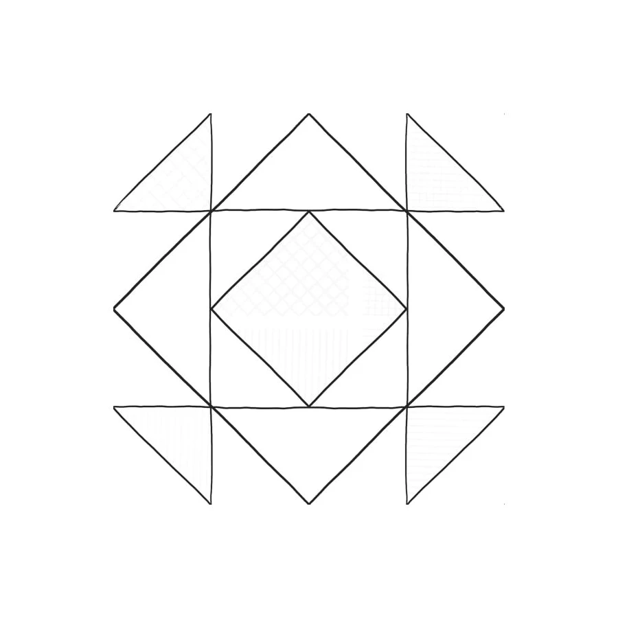 Керамогранит Lasselsberger Ceramics Домино белый декор 6032-0432 30х30 см