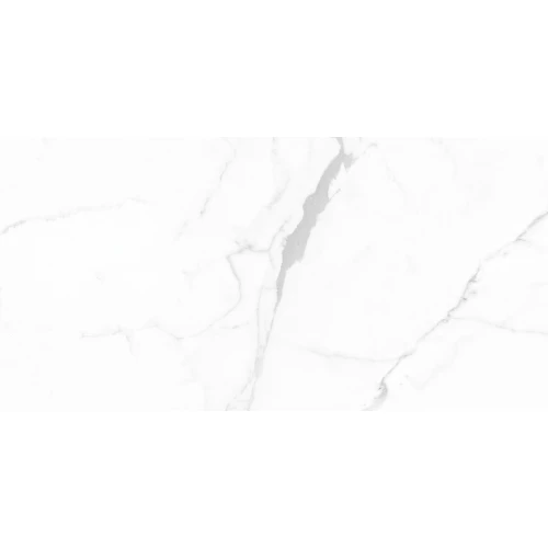 Керамогранит Cersanit Futura тонкий Deep Calacatta полированный белый ректификат A17127 120х60 см