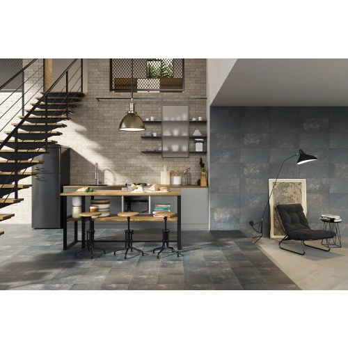 Плитка фасадная Paradyz Виано Антрацид матовая темно-серая 24x6,5 см