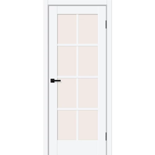 Межкомнатная дверь Bravo Прима-11.1 200x60 экошпон Prima полотно Magic Fog цвет White Silk