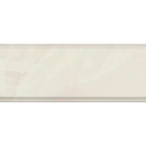 Плитка настенная Kerama Marazzi Махкама Бордюр обрезной глянцевый светло-бежевый KMB2BDA005BR 30x12 см
