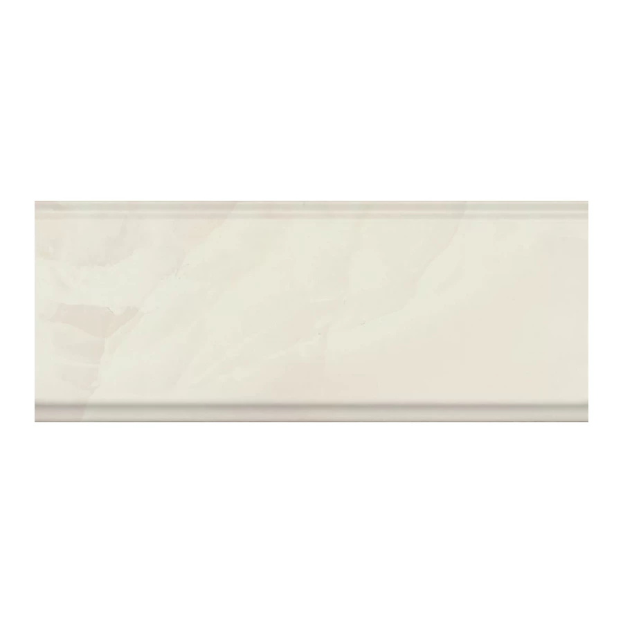 Плитка настенная Kerama Marazzi Махкама Бордюр обрезной глянцевый светло-бежевый KMB2BDA005BR 30x12 см