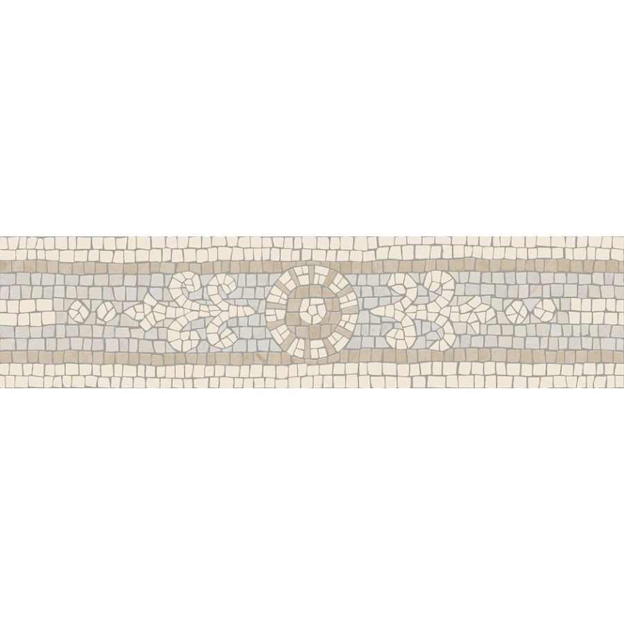 Бордюр Kerama Marazzi Карму матовый обрезной бежево-серый 7,2х30 см