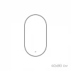 Зеркало Fixsen led с подсветкой овальное графит FX-3080F 40х80 см