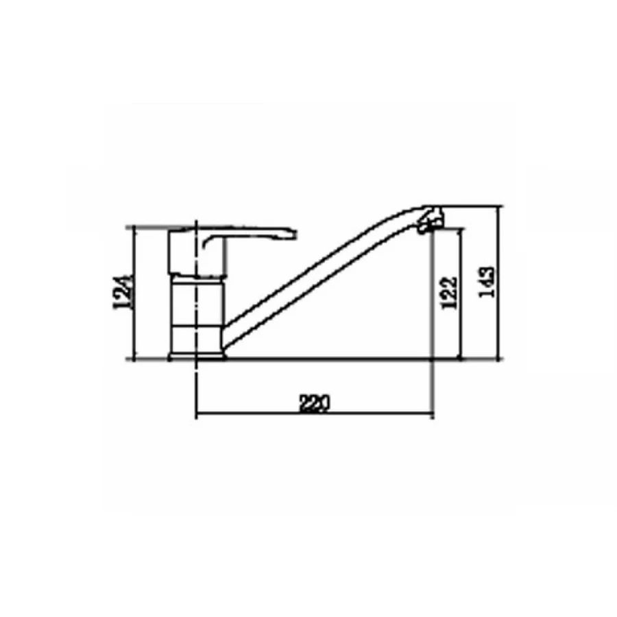 Смеситель для кухни Fashun A4265