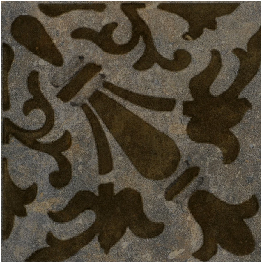 Керамогранит Nanda Tiles Терра Вердина / Terra Verdina полуматовый серый 11,5x11,5 см