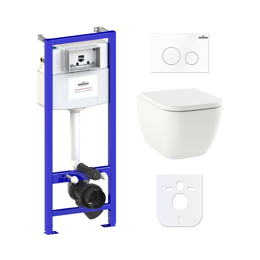 Унитаз Lavinia Boho Relfix One Compacto 77040065 (комплект 6 в 1)