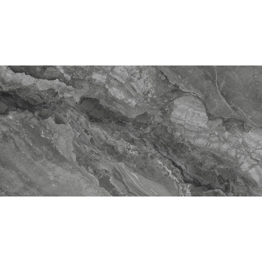 Керамогранит Planet Ceramics UKSL 2427 глянцевый серый 120х60 см