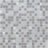 Мозаика из стекла и натурального камня Caramelle Mosaic Sitka серый 30,5x30,5 см