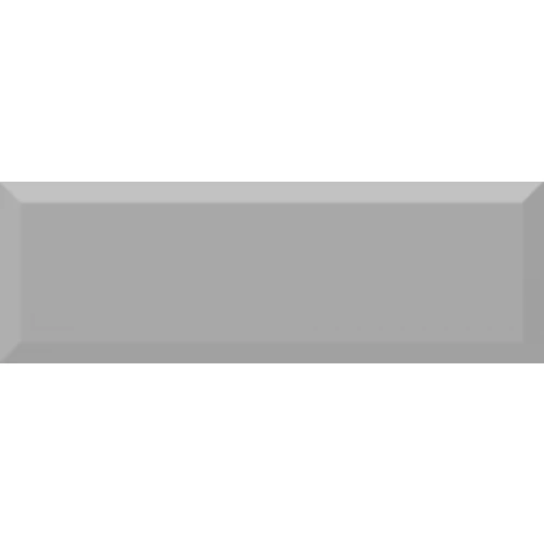 Плитка настенная Absolut Keramika Monocolor 10x30 Plata Biselado Brillo XX cva046 30х10 см