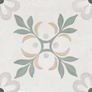 Керамогранит Harmony Peronda Sirocco Green Garden серо-зелёный 3386036156 22,3х22,3 см