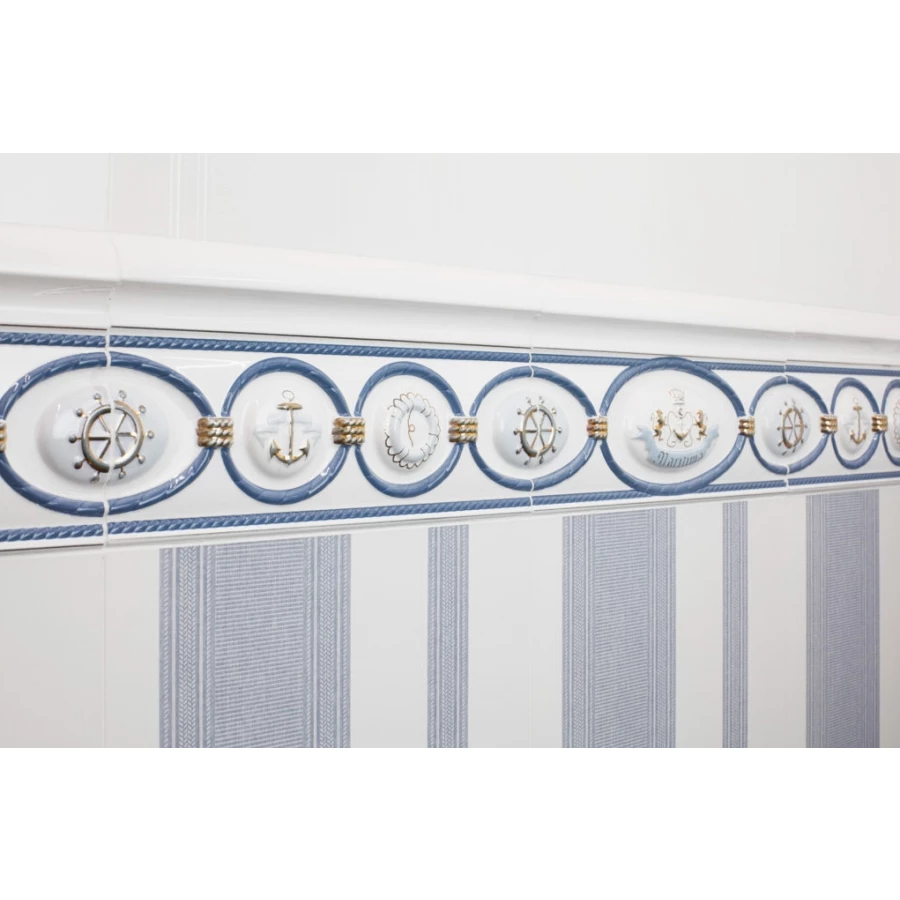 Бордюр Maritima Ceramics Rumbo Cenefa Deriva Aire СБ 051 30х15 см