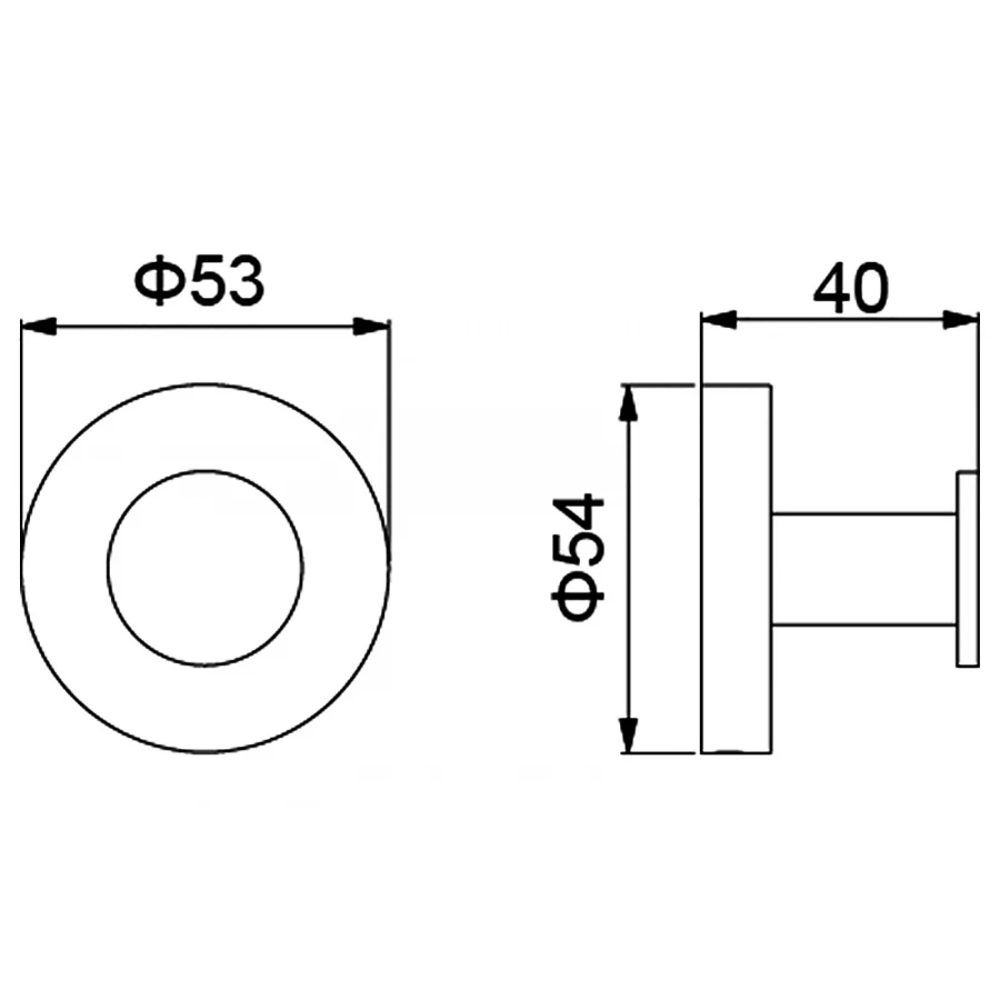 Крючок Timo Saona хром 13011/00