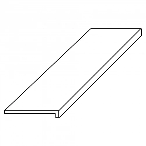 Ступень фронтальная Coliseumgres Флоренция Чёрный 620070001883 90х33 см