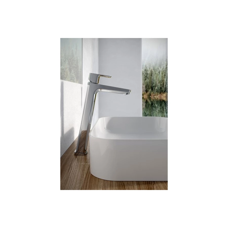 Смеситель для умывальника Ravak без донного клапана высокий TD F 015.00 X070130