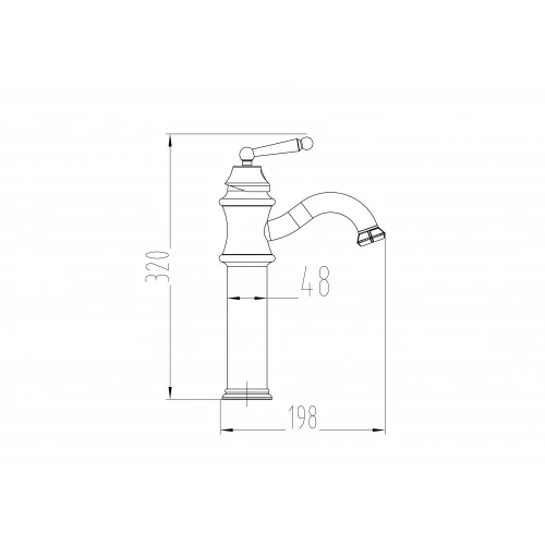Смеситель Milacio Yeste, MC.507.SL серебро