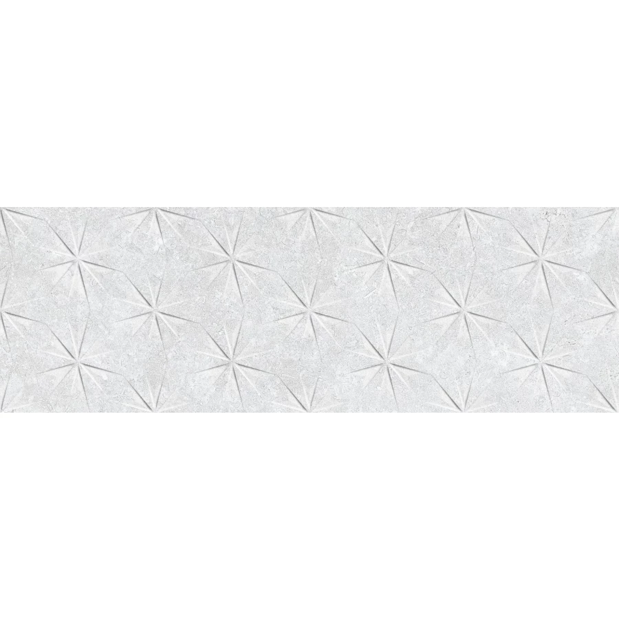 Плитка Saloni Markthal Graphic Light матовая белая 90x30 см