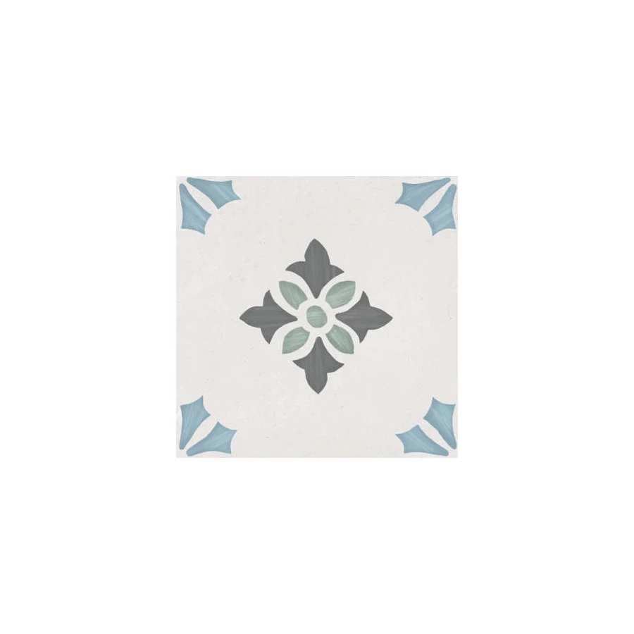 Керамогранит Harmony Peronda Sirocco Bloom серый 3386036516 22,3х22,3 см