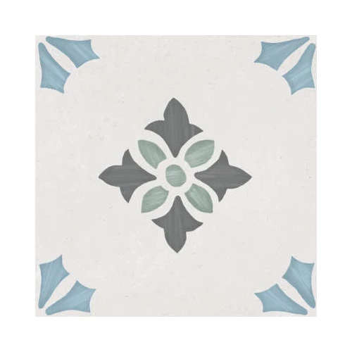 Керамогранит Harmony Peronda Sirocco Bloom серый 3386036516 22,3х22,3 см