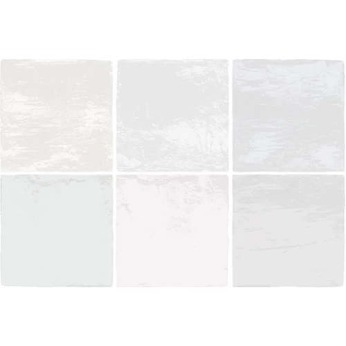 Плитка керамическая Equipe Ла Ривьера Меланге / La Riviera Melange глянцевая белая 25863 13,2х13,2 см