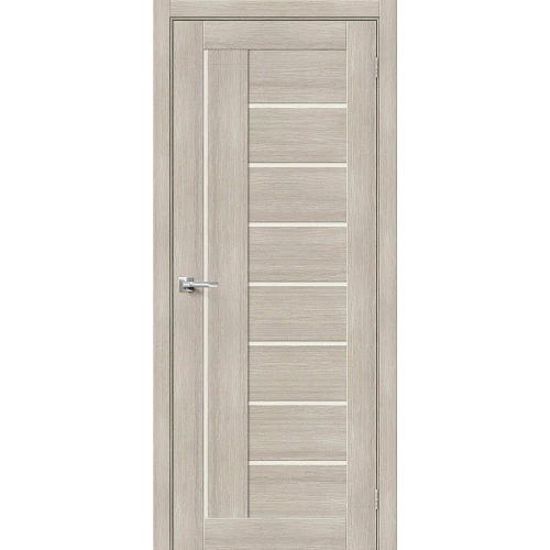 Межкомнатная дверь Bravo Браво-29 200x70 экошпон Bravo X полотно Magic Fog цвет Cappuccino