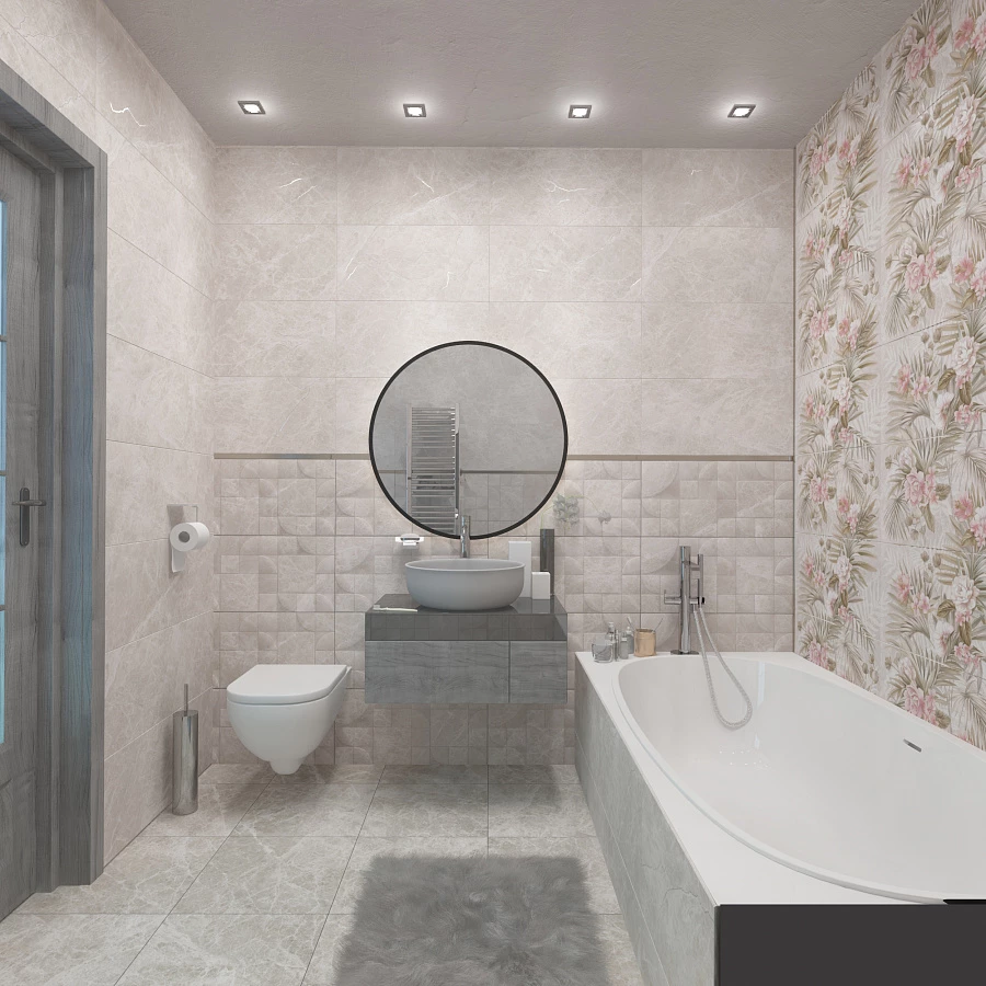 Керамическая плитка Kerlife Livorno Beige 49 матовая бежевая 63х31,5 см