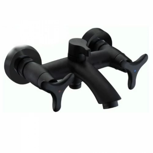 Смеситель для ванны с душем Kaiser Trio 57022-2 черный