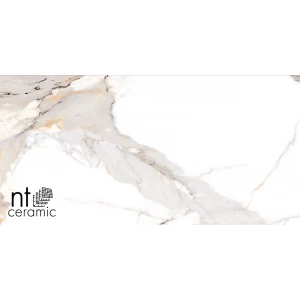Керамогранит NT Ceramic Bright and Shiny Calacatta Light Grey mat Матовый NTT9120M 120х60 см