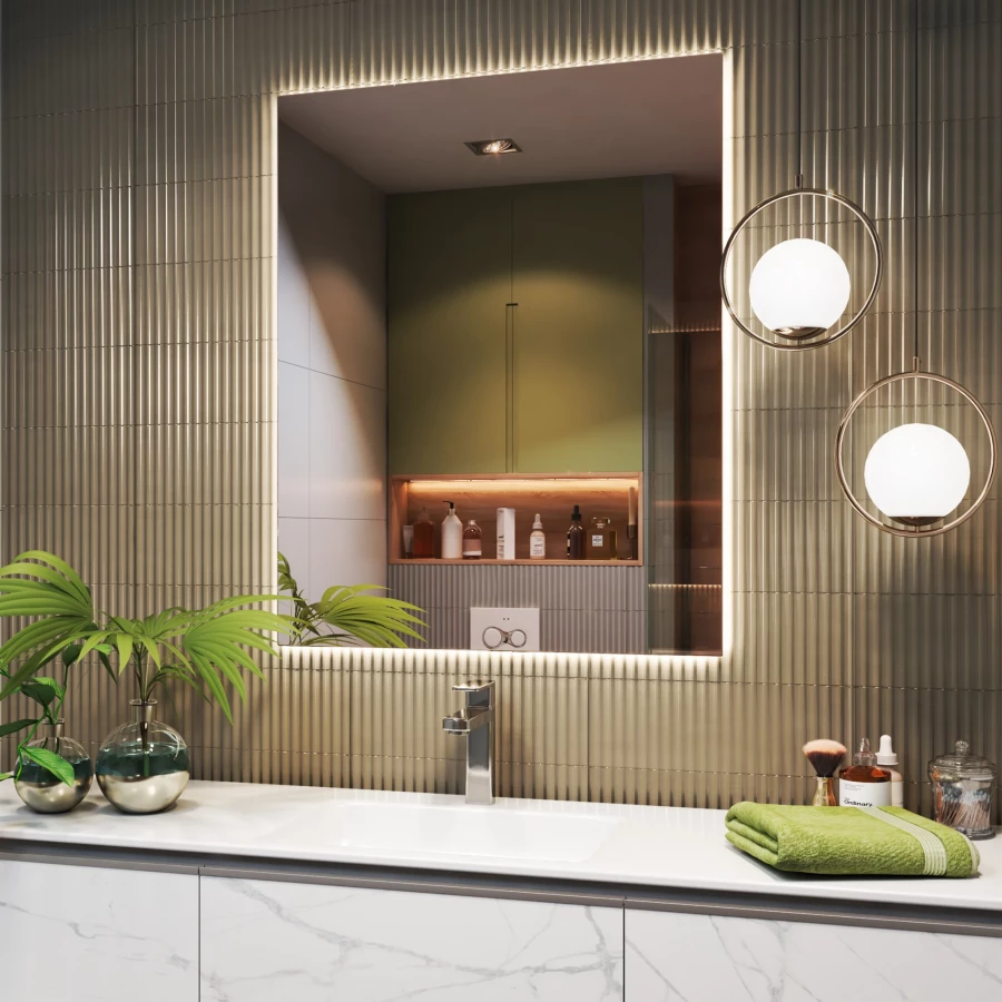 Зеркало Vigo Quadro Comfort 800 145 79.4x100 см