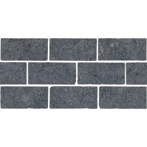 Бордюр Kerama Marazzi Роверелла мозаичный матовый серый темный BR021T 34,5x14,7 см