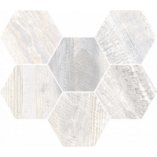 Мозаика Estima Spanish Wood SP00 Hexagon неполированная 32701 28,5х25 см
